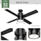Hunter Hunter Beck 52 in. Black Indoor Ceiling Fan 54215 - alternate 3
